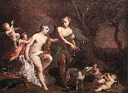AMIGONI, Jacopo Venus and Adonis uj Norge oil painting reproduction